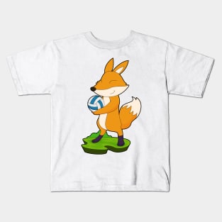 Fox Volleyball player Volleyball Sports Kids T-Shirt